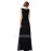 Silk With Stitching Maxi Dress