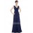 Silk With Stitching Maxi Dress