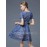 Polyester/Cotton/Lace With Stitching Above Knee Dress