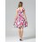 Polyester/Cotton With Print Knee Length Dress