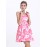 Polyester/Cotton With Print Mini Dress