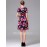 Polyester/Cotton With Print Knee Length Dress