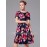 Polyester/Cotton With Print Knee Length Dress